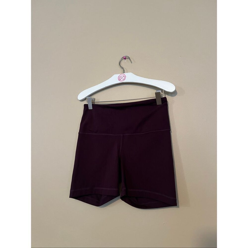 Yogalicious lux purple biker shorts woman’s size small